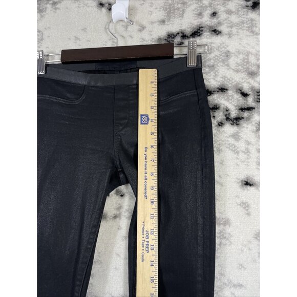 Helmut‎ Lang Jeans Womens Size 25 Black Skinny Pull On Jegging Stretch Low Rise - Picture 4 of 13